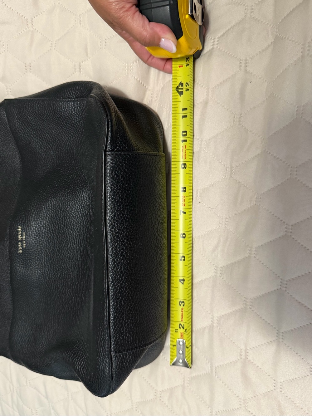 kate spade Black Pebbled Leather Crossbody Bag with Gold Hardware - Picture 6 of 8